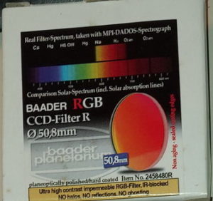 Baader RGB 50.8mm 2″ unmounted usados