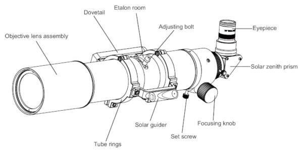 Telescópio solar SkyWatcher Heliostar-76 H-alpha - Image 3